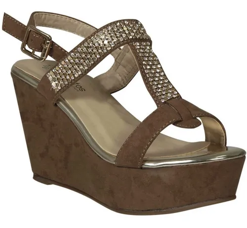 Zapatos taco online cuña platanitos