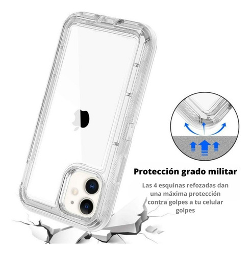 . Funda Case Uso Rudo 360 For iPhone 12 11 Pro X Xr 8 Plus 7