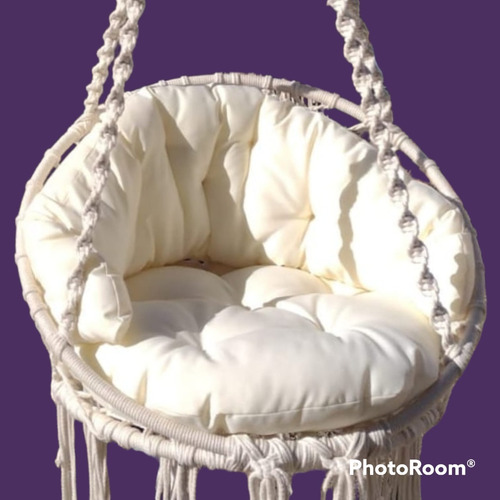 Imagen 6 de 10 de Hamaca Sillon Columpio Macrame