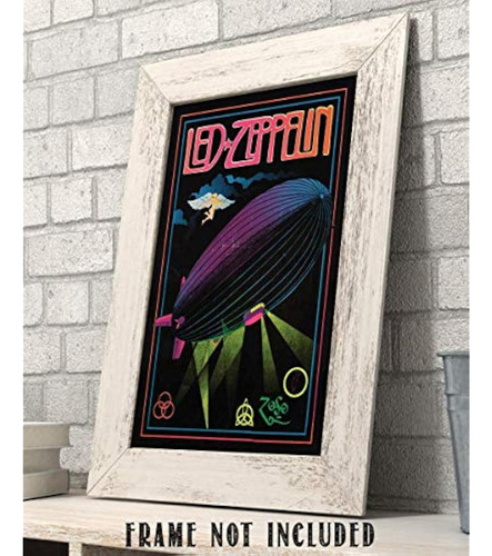 Led Zeppelin - Music Wall Art Print, Classic Rock