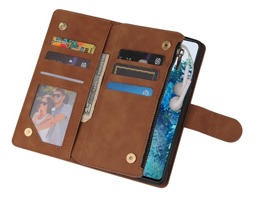 Funda Multifuncional Con Cremallera Para Samsung S21/note10+