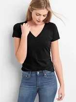 Comprar Remera Basica Algodon Gap Paula Cahen D Anvers Escote V