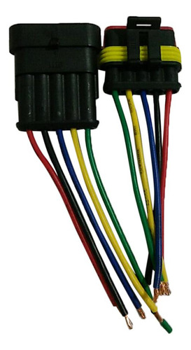 Conector Hid Sellado De 5 Pines Sellado A Prueba De Agua De