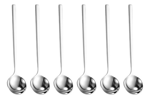 . (ps-l) Juego De Cucharas De Mango Largo Para Cocina De