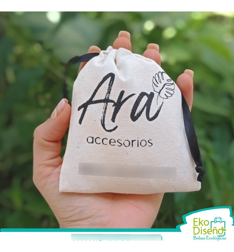 Imagen 2 de 2 de Bolsas En Lona Cruda Para Trajes De Baño