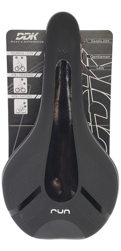Selim Ddk Run Design D5 144mm Bike Mtb / Speed - Preto Comprimento 272 Mm Largura 144 Mm
