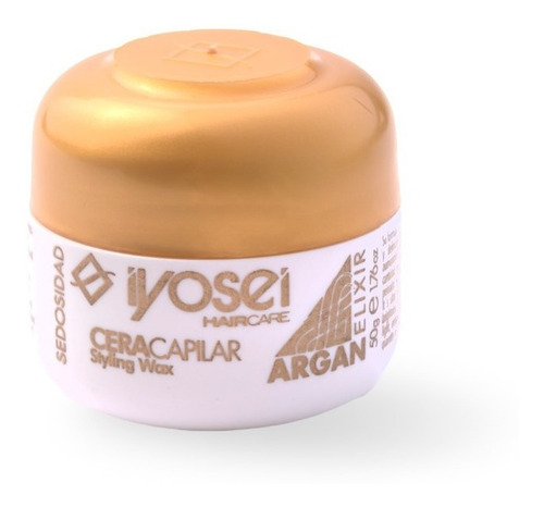 Iyosei Cera Capilar Argan Elixir X 50g - Sedosidad