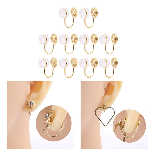 Convertidores De Pendientes Con Clip De 20 Piezas,