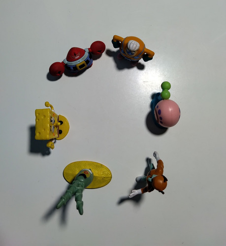 Bob Esponja, Gary, Calamardo,mr Plankton Sirenoman Mr Krabs (Usado)