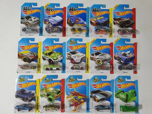 15 Autos Hot Wheels Colección Completa Treasure Hunt Th 2014