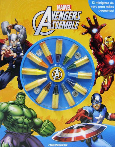 Avengers Assemble: Giz Para Colorir, De Marvel., Edição 1 Em Português
