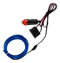 Comprar 3m Interior Coche Tira De Luz 12v Luces Frío Led Neón \u002F Azul