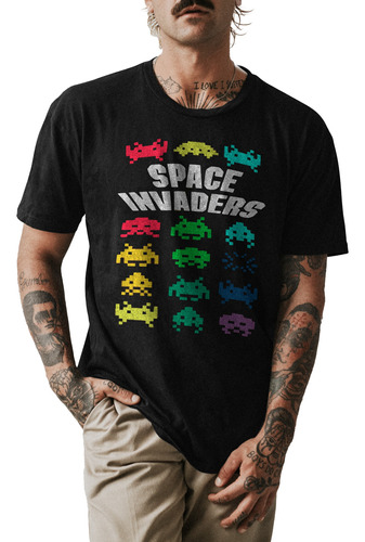 Polo Personalizado Space Invaders Atari