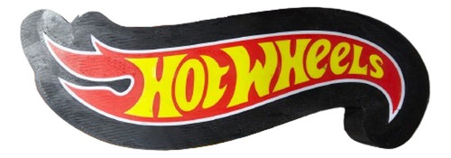 Hotwheels Logo Luminoso Light Box 30 Cm Multiple Color Usb