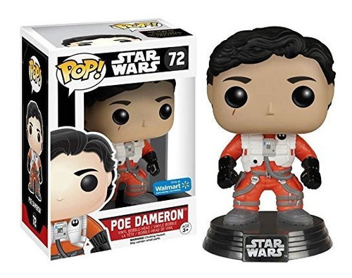 Funko Pop! Star Wars No. 72 Sin Casco Poe Dameron (exclusivo