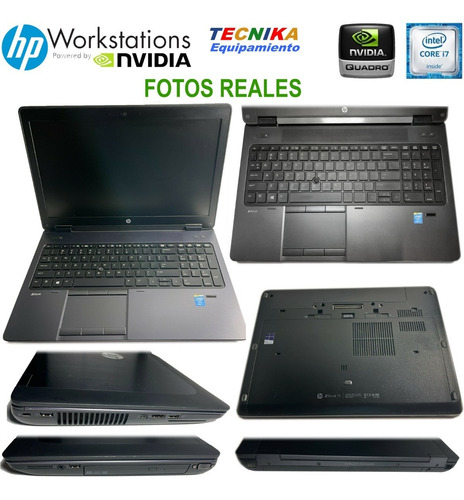Imagen 6 de 7 de Hp Zbook 15 Core I7 16gb Ssd Nvidia Quadro Muy Buen Estado
