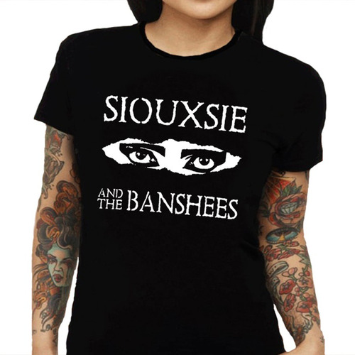 Camiseta Feminina Siouxsie & The Banshees - 100% Algodão