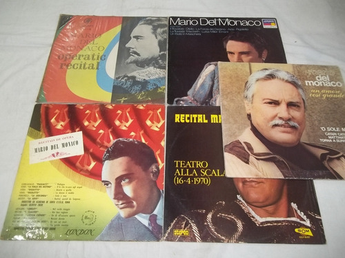 Lp Vinil - Mario Del Monaco - 5 Discos