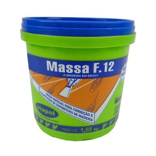 Massa F12 Viapol 1,65kg Ipê Para Madeira