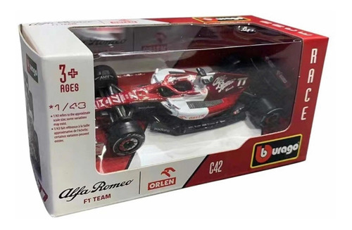 Alfa Romeo C42 #77 Valtteri Bottas 2022 Burago 1:43 Original