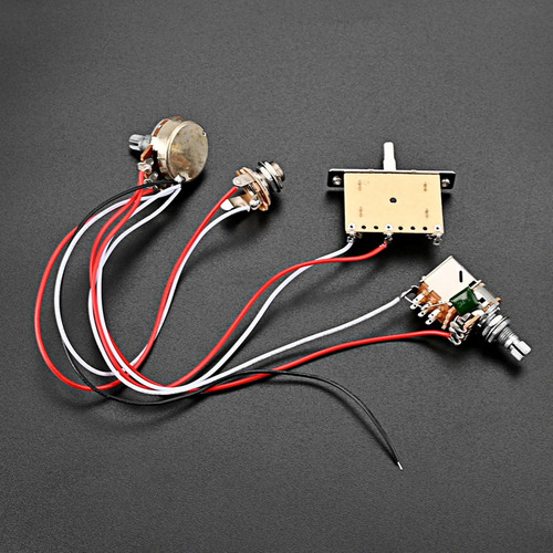 Juego De Arnés De Cableado De Guitarra B500k Fácil De Usar