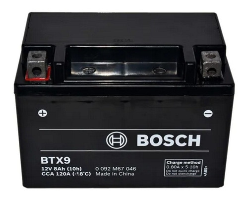 Bateria Moto Bosch Ytx9-bs  Benelli Tnt 300 302 600 Trk 502 
