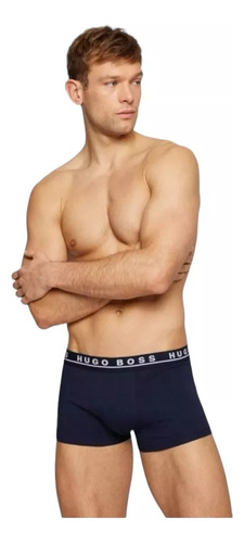 Boxers Trunk Hugo Boss Algodón Stretch 3 Pack - Original