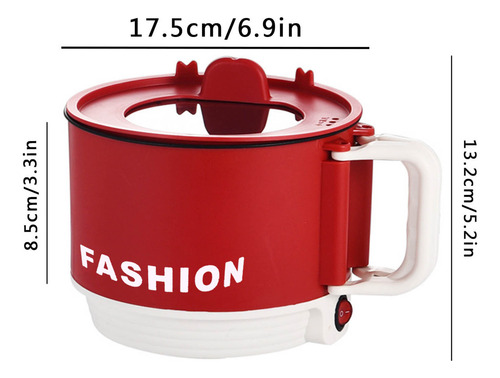 Mini Olla Caliente C Con Mango Plegable, Portátil De Gran Ta