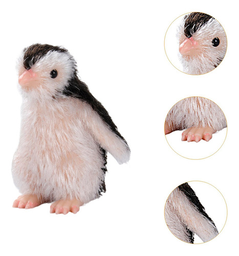 Muñeca De Pingüino De Silicona, Mini Pingüino De