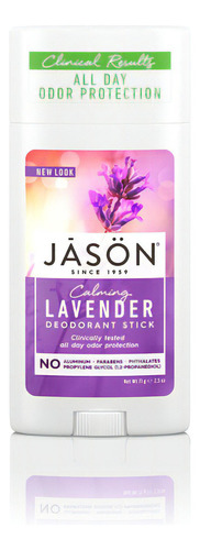 Desodorante En Barra Jason Lavanda Calmante 2.5 Onzas