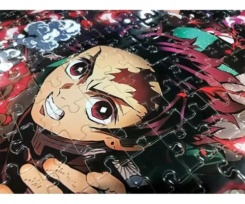 1000pcs Puzzles Desenhos Animados Anime Demon Slayer Kimetsu