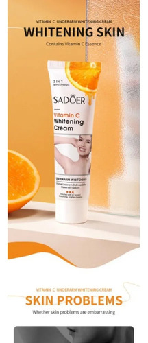 1 Crema Blanqueadora Para Axilas Vc Sadoer