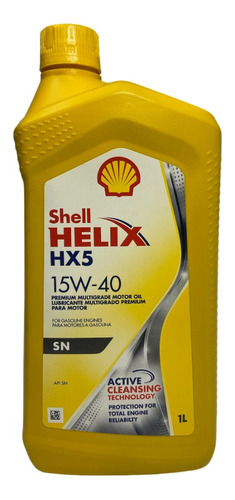 Aceite Shell Helix Hx5 15w40 Mineral