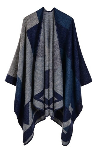 Poncho Capa For Mujer Dama Chal Abrigo [u]