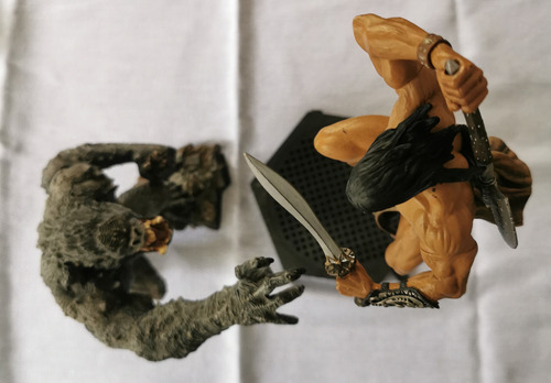 Conan The Warrior Vs Man-eating - Diorama - Mcfarlane Toys (Usado)