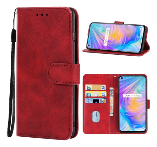 Funda De Piel Para Oppo Realme Q2