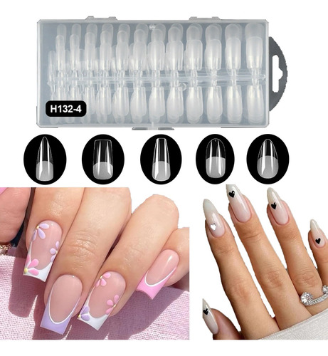 Gel Suave 5 En 1 Para Uñas, Postizas, Puntas, Diferentes Mod