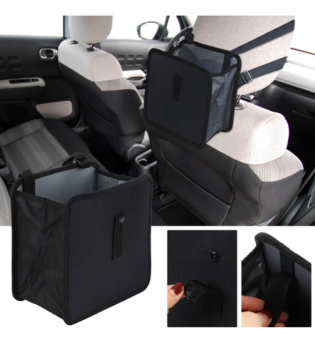 Bolsa De Coche N Trash Can | Cubo De Basura Compacto Para Co