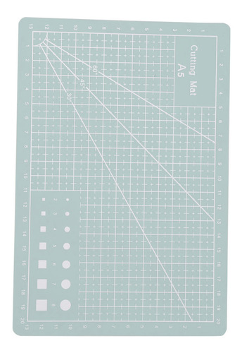 Tabla De Cortar A5 Líneas De Rejilla Pvc Mat Papel Autocur