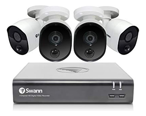 Swann Home Security Camera System, 4 Channel 4 Bullet Camera
