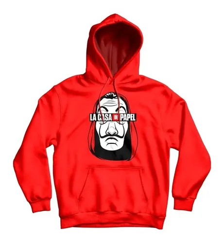 Sudadera roja la casa de papel sale