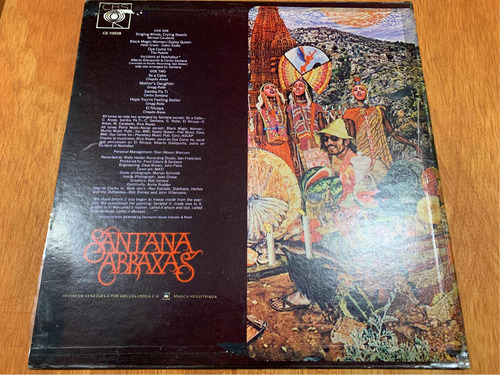 Vinilo Santana Abraxas Che Discos (Usado)