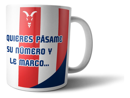Taza Chivas Guadalajara Si Quieres Pásame Su Número Rebaño