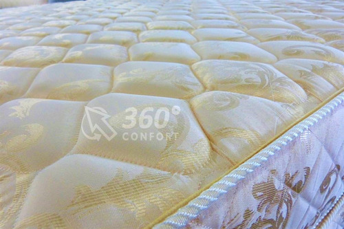 Sommier Deseo Sueño Dorado - 1 Plaza 100x190x23 Cuotas