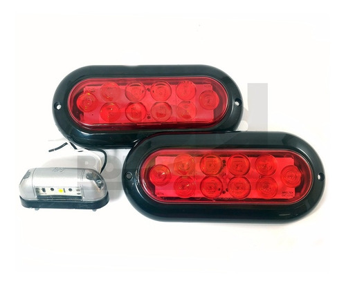 Lanterna Led Reboque Para Carretinha Carreta Barco Jet Ski