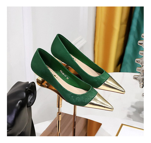 Zapatos Para Mujer Zapatos De Tacón Alto Con Punta Puntiagud