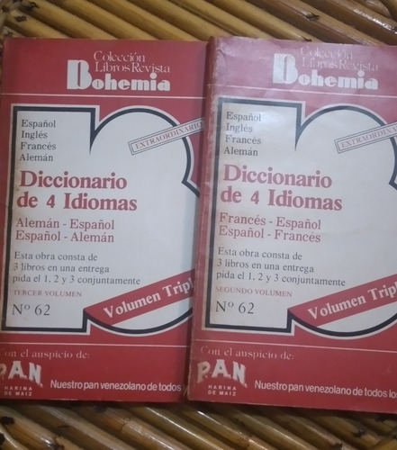 Diccionario De 4 Idiomas / 2do Y 3er Volumen