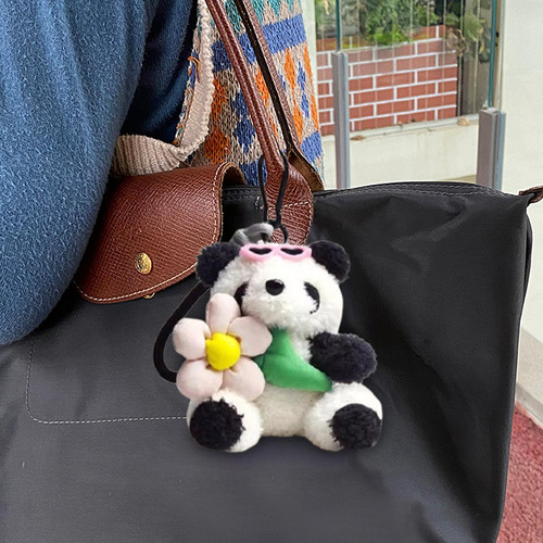 Lindo Llavero De La Felpa Llavero De La Panda Colgante Panda