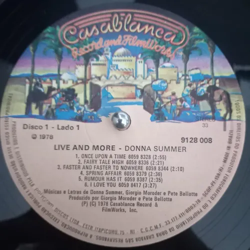 Lp Donna Summer Live And More (duplo) | Parcelamento sem juros