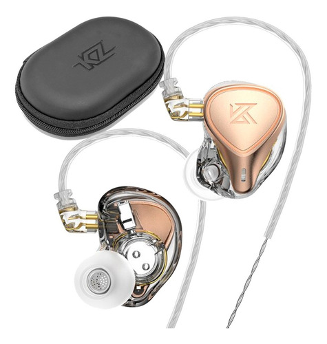 Audífonos Kz Zex Pro Sin Micrófono Originales + Estuche Kz